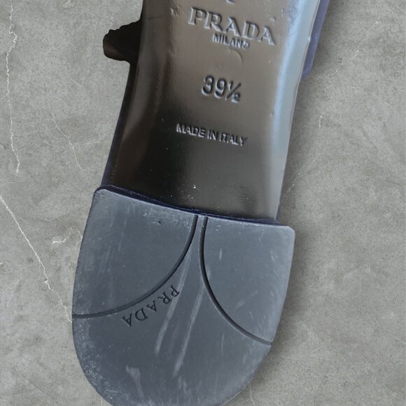 Prada Velvet Bow Mules - Picture 3 of 5